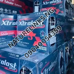 XtraLast Power Solar Tubular Battery Price in Nigeria Nature Solar Global Limited