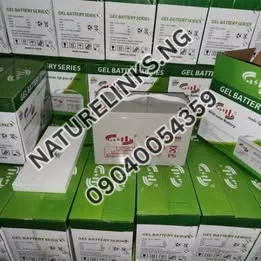 Gel Battery Series 100ah Price in Nigeria Nature Solar Global Limited