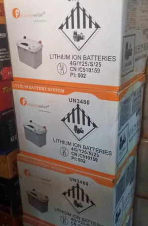 1.28kwh 12.8volt Felicity lithium ion battery Price in Nigeria Nature Solar Global Limited