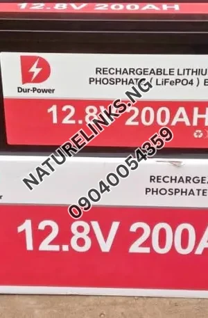 Our power 200Ah 12v lithium battery Price in Nigeria Nature Solar Global Limited