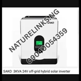 Sako Solar Hybrid Inverter 3kva 24v Price in Nigeria Nature Solar Global Limited