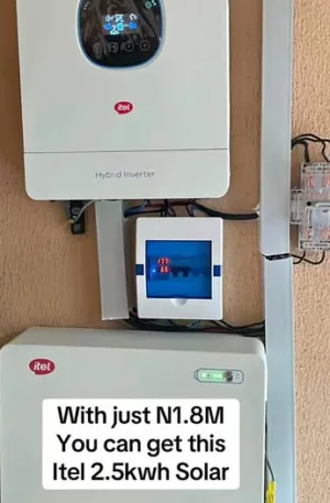 2.5kWh Itel 48volt Price in Nigeria Nature Solar Global Limited