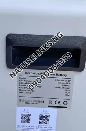 24Vot lithium Luxsun ion batteries Price in Nigeria Nature Solar Global Limited