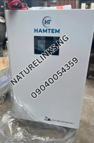 HAMTEM 10WKH 48V LITHIUM BATTERY  Price in Nigeria Nature Solar Global Limited