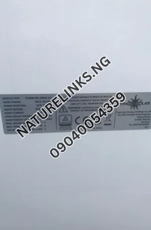 Complete 550W solar panels Single face Price in Nigeria Nature Solar Global Limited