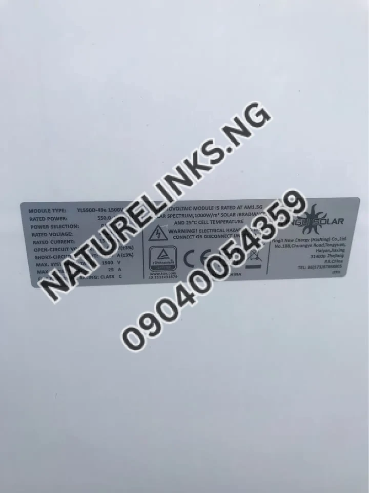 Complete 550W solar panels Single face Price in Nigeria 2 Complete 550W solar panels Single face Price in Nigeria Nature Solar Global Limited 2