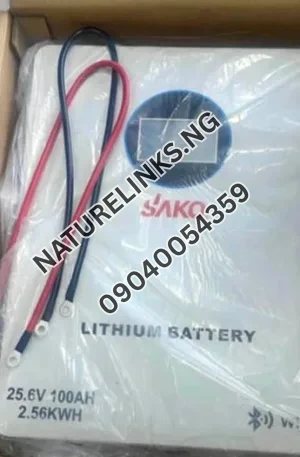 SAKO 2.56Kwh /25.6V Lithium Battery Price in Nigeria Nature Solar Global Limited