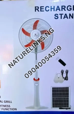 Easy Power 18-Inch Rechargeable Stand Fan with Solar Panel & Remote Price in Nigeria 2 Easy Power 18-Inch Rechargeable Stand Fan with Solar Panel & Remote Price in Nigeria Nature Solar Global Limited 2