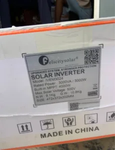 How Much Is Felicity Solar Inverter Price in Nigeria?