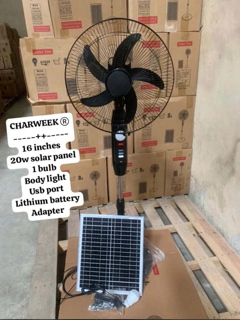 How Many Hours Can Charweek Solar Fan Work at Night?