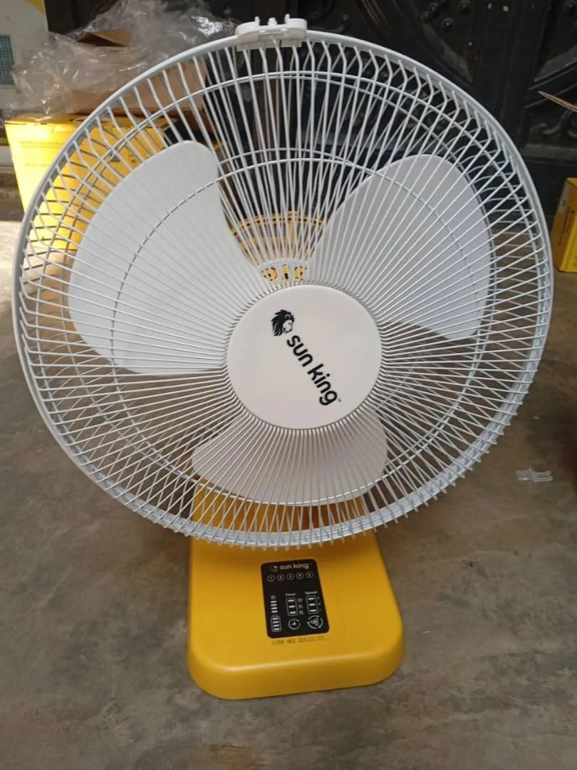 Solar Fan With USB Charging