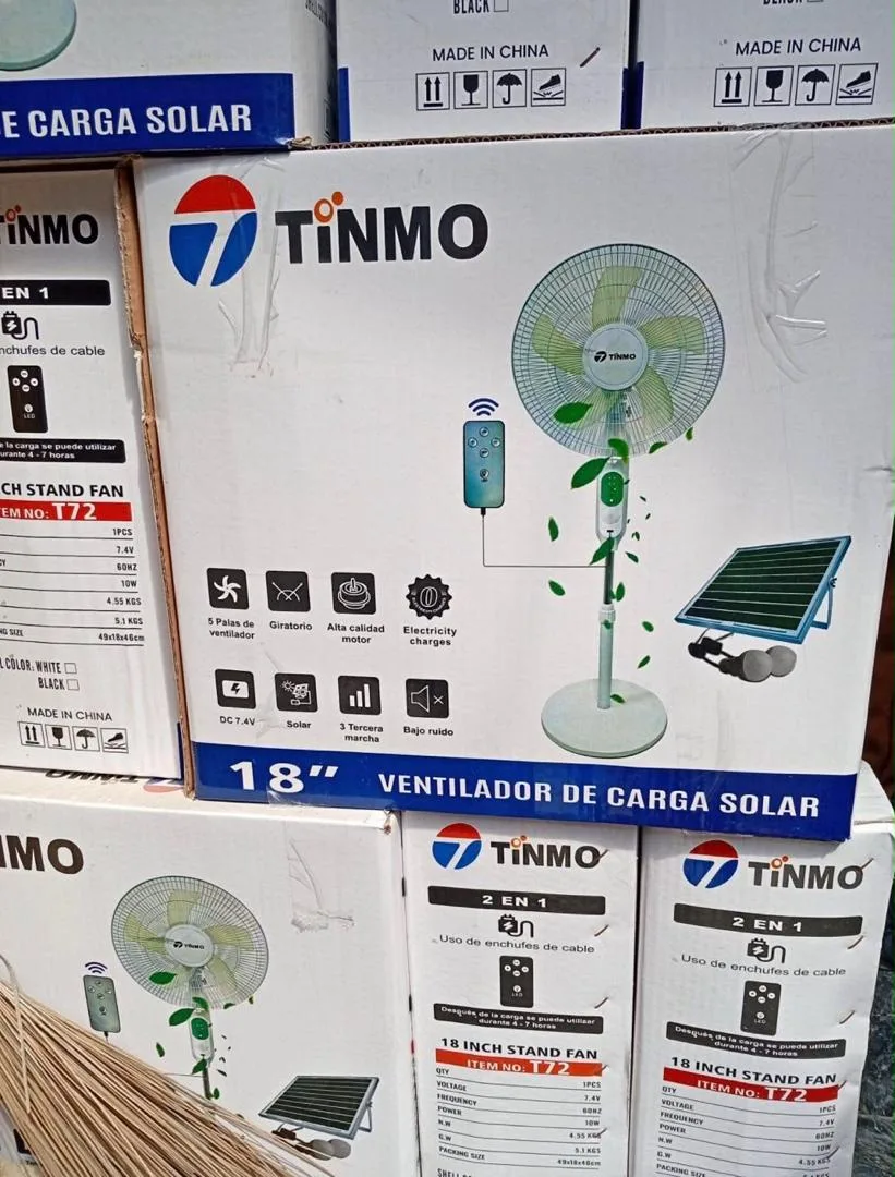Solar Fan With 2 Bulbs