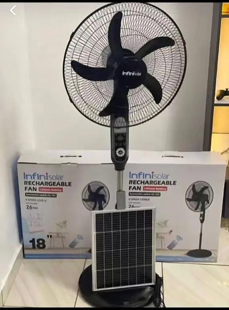 Solar Rechargeable Fan