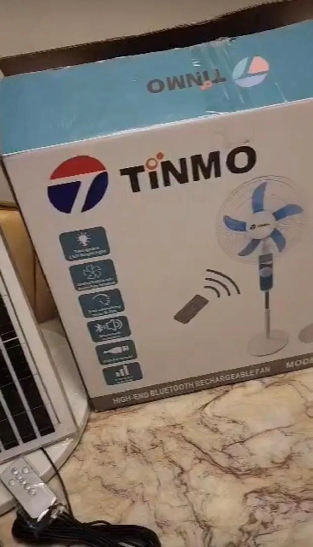 Solar Rechargeable Fan