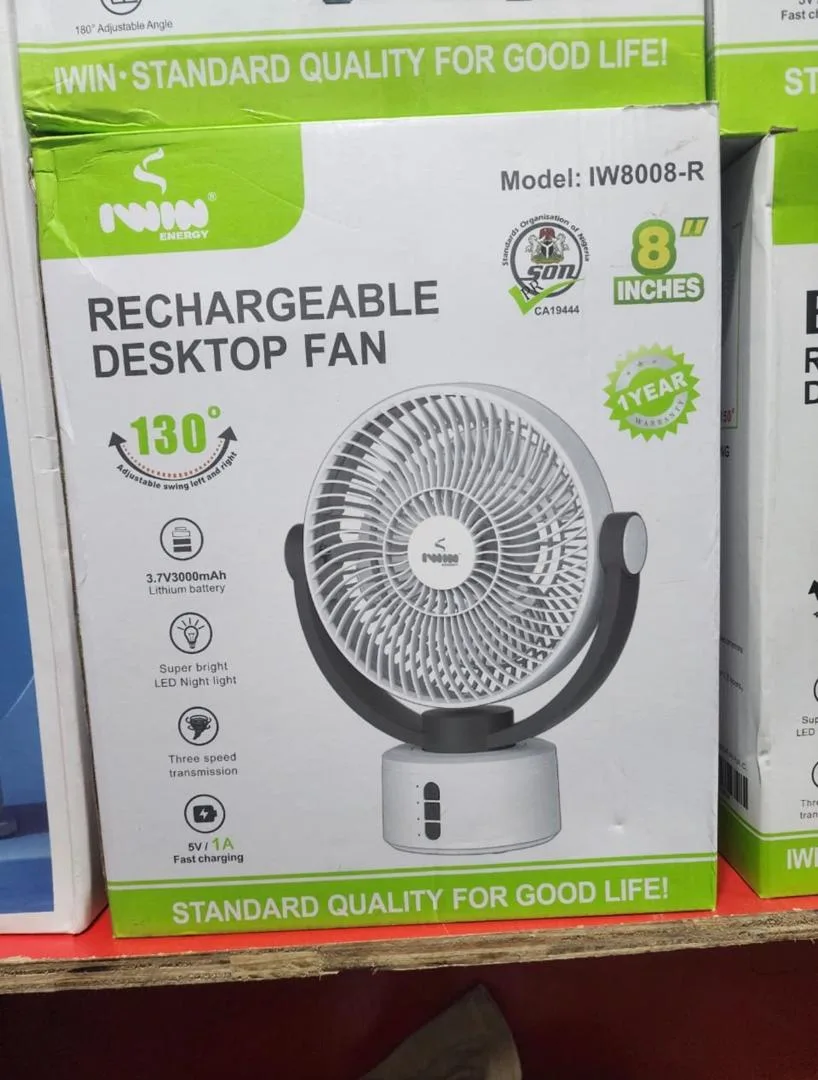 Solar Fan With Long Lasting Battery