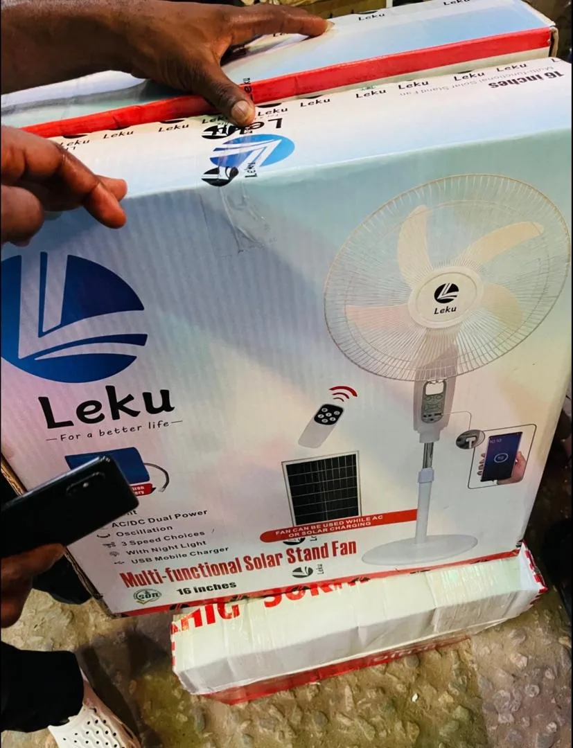 Solar Standing Fan