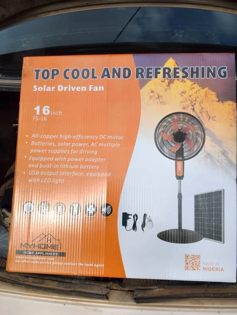 Solar Fan With 25W Panel
