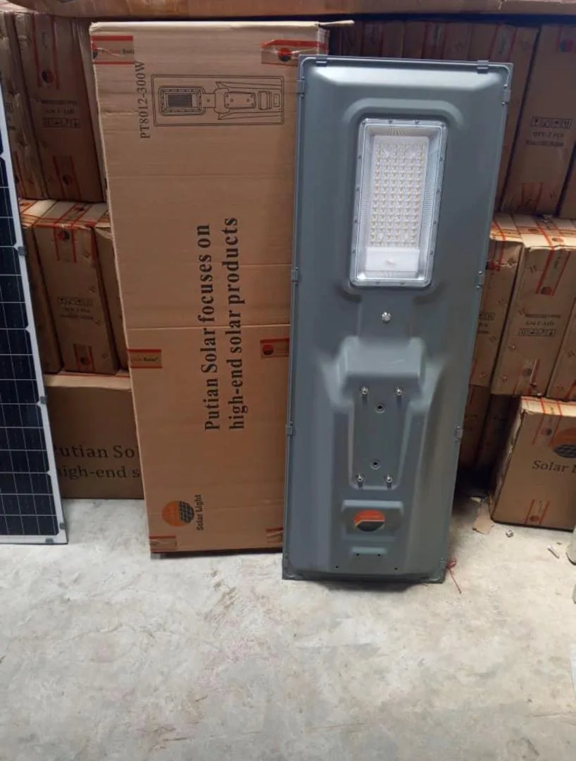 Original 120W Putian Solar Street Light in Nigeria