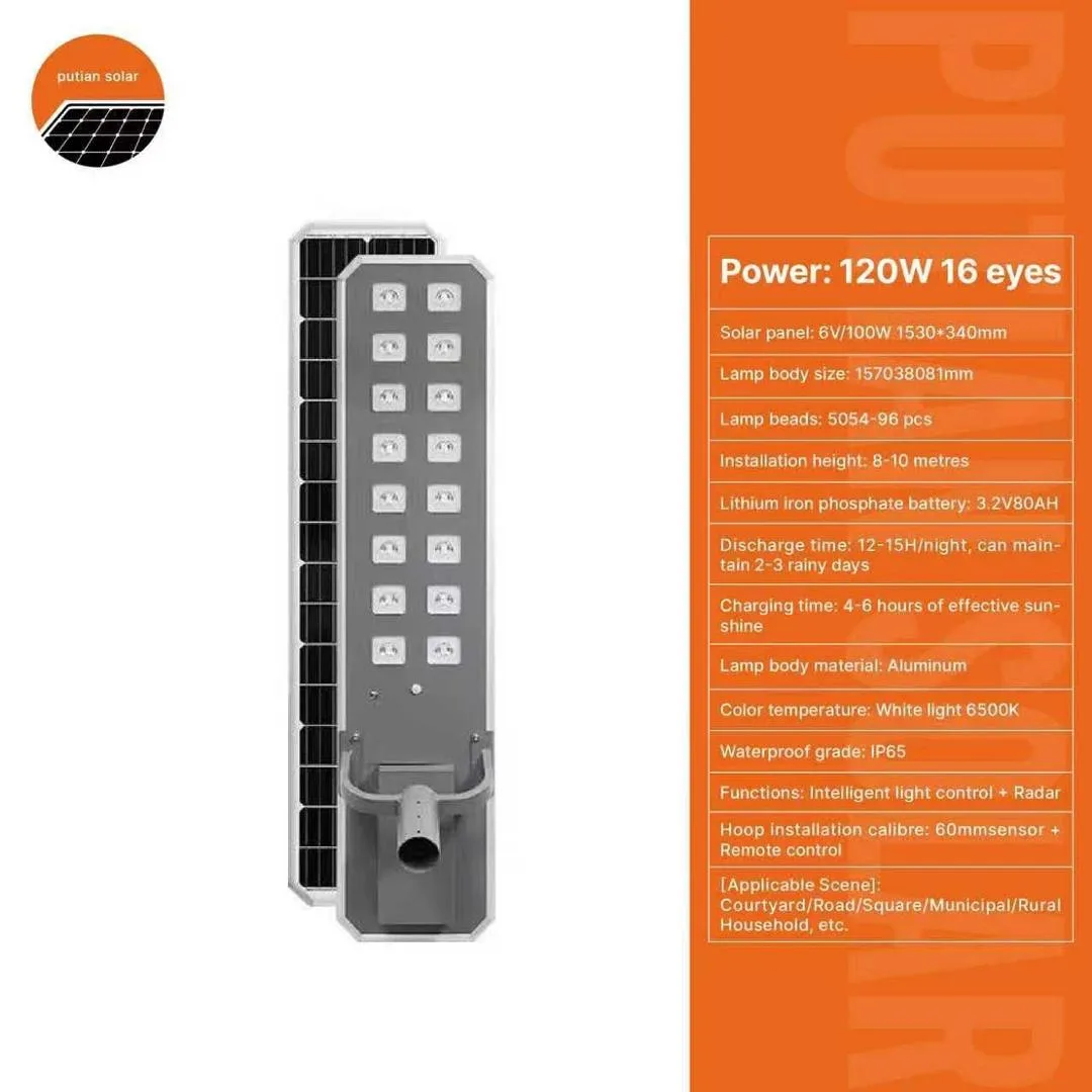 Original 400W Putian Solar Street Light Price