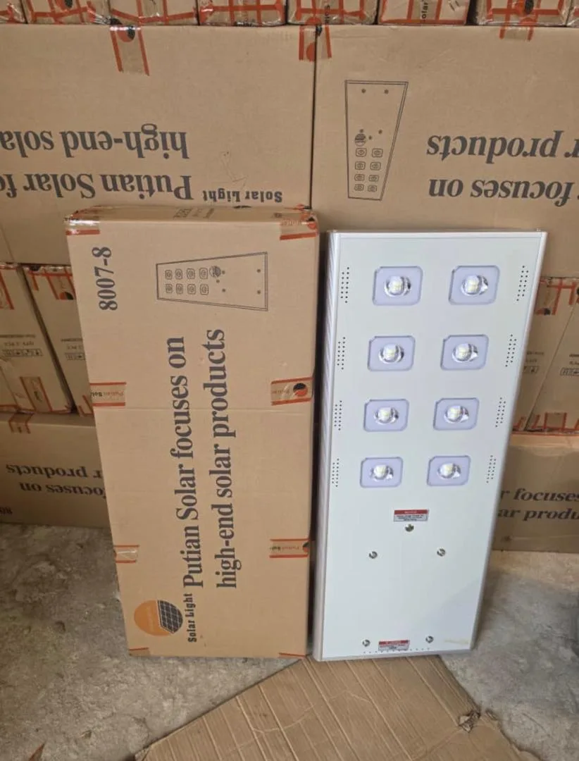 Original 120W Putian Solar Street Light in Nigeria
