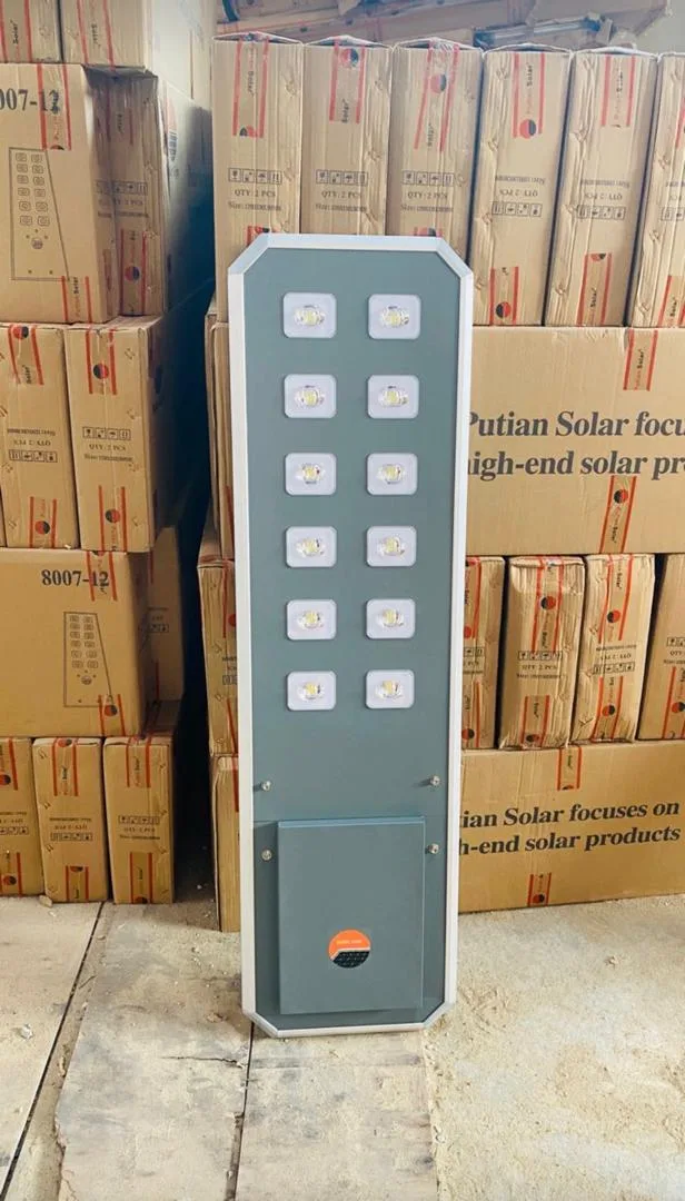 Original 120W Putian Solar Street Light in Nigeria