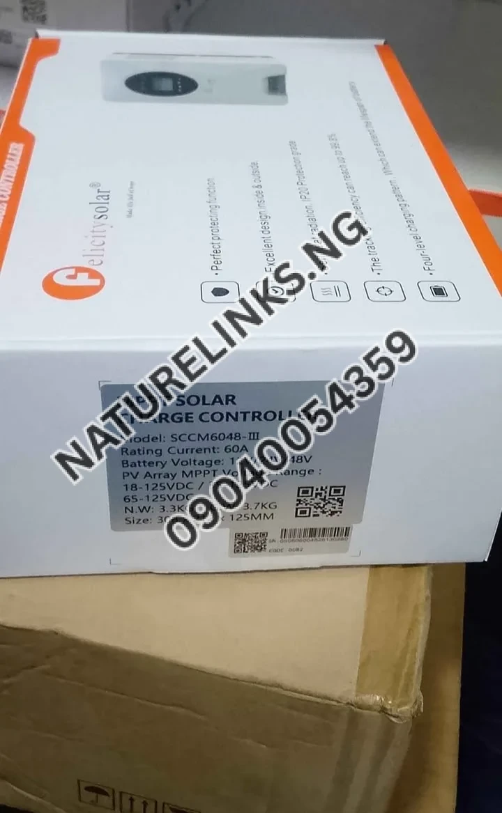Felicity 60A MPPT Solar Charge Controller Price in Nigeria 2 Felicity 60A MPPT Solar Charge Controller Price in Nigeria Nature Solar Global Limited 2