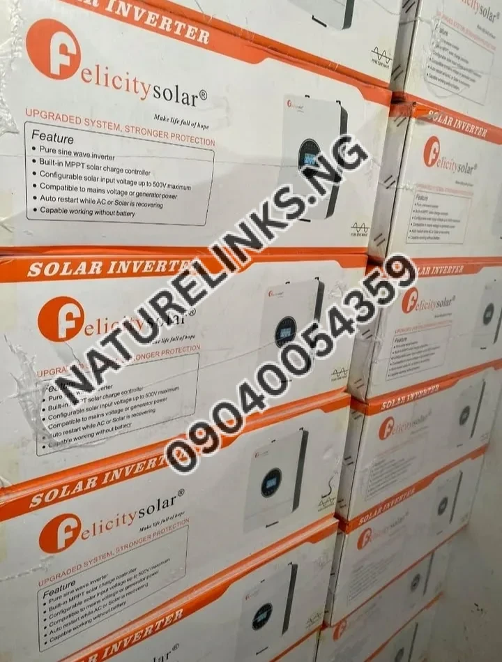 6kva 48v Felicity hybrid inverter Price in Nigeria 6kva 48v Felicity hybrid inverter Price in Nigeria Nature Solar Global Limited