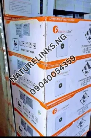 5kWh 24V Felicity Lithium Battery Price in Nigeria Nature Solar Global Limited