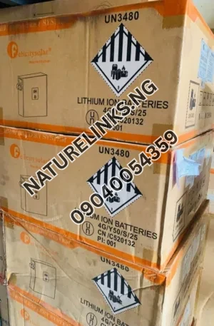 5kwh 24v /51.2v felicity iron lithium battery Price in Nigeria Nature Solar Global Limited