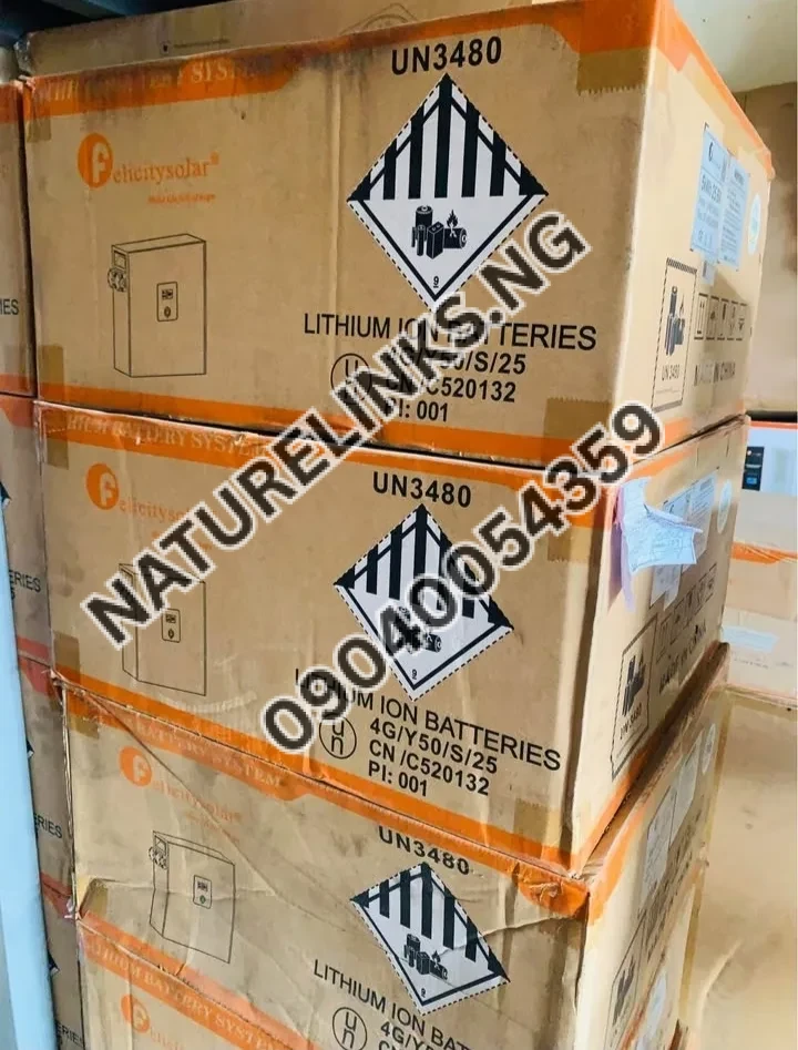 5kwh 24v /51.2v felicity iron lithium battery Price in Nigeria 5kwh 24v /51.2v felicity iron lithium battery Price in Nigeria Nature Solar Global Limited