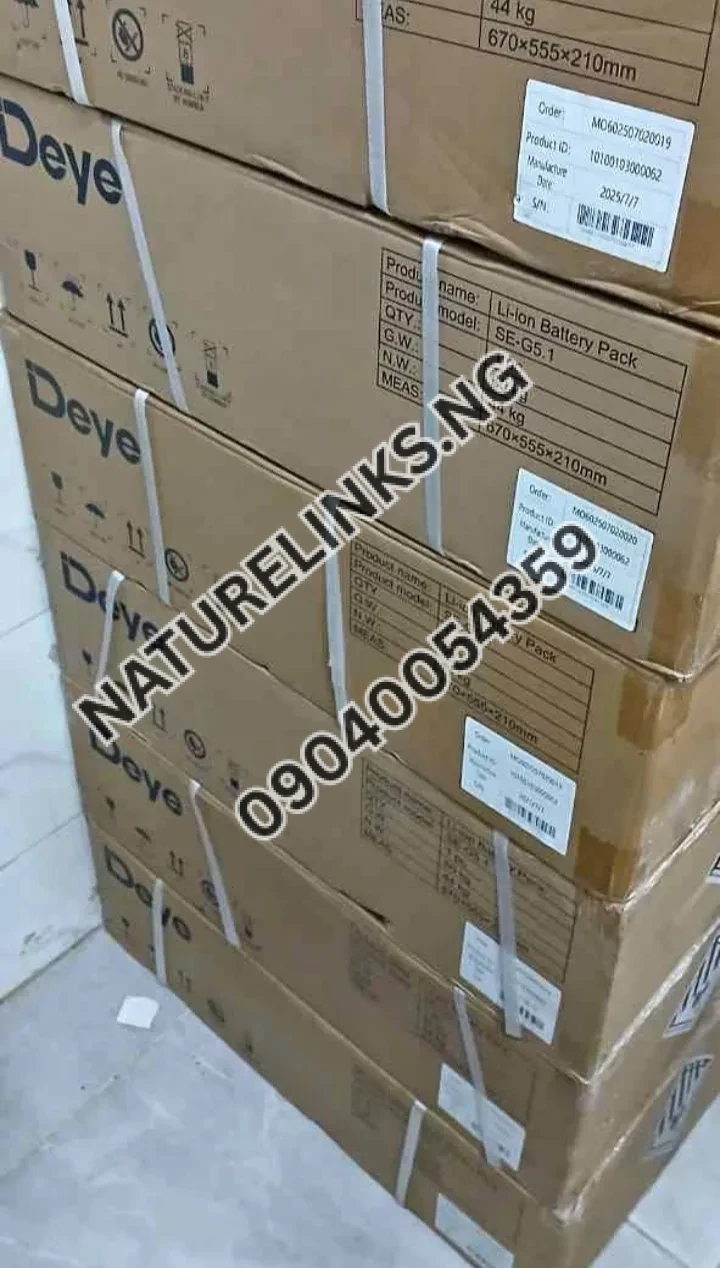 Deye lithium battery Price in Nigeria Deye lithium battery Price in Nigeria Nature Solar Global Limited