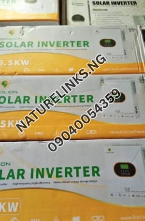 Ecolion inverter 6.5kva Price in Nigeria Nature Solar Global Limited