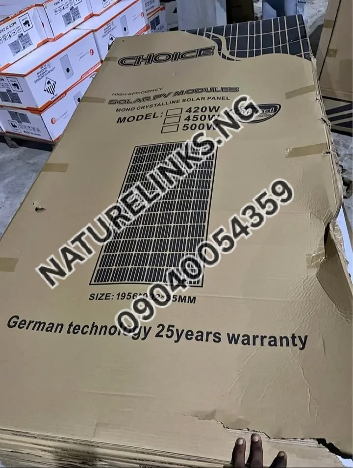 450W Choice solar panel Price in Nigeria 450W Choice solar panel Price in Nigeria Nature Solar Global Limited