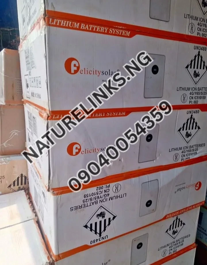 5kwh 48v Felicity lithium battery Price in Nigeria 5kwh 48v Felicity lithium battery Price in Nigeria Nature Solar Global Limited