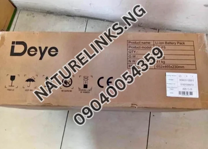 5kwh Deye lithium battery Price in Nigeria 5kwh Deye lithium battery Price in Nigeria Nature Solar Global Limited