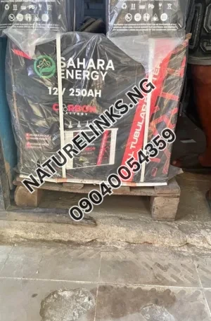 Sahara Energy tubular battery Price in Nigeria Nature Solar Global Limited