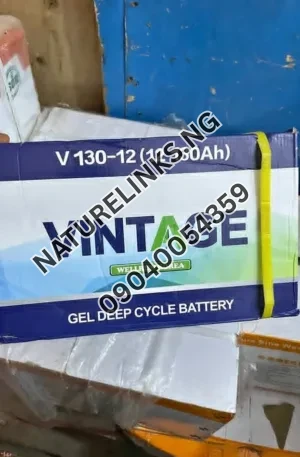 Vintage solar battery Price in Nigeria Nature Solar Global Limited