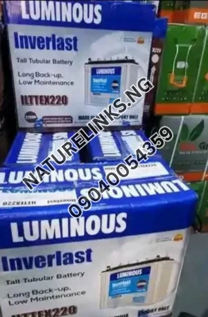 Luminous Solar battery Price in Nigeria Nature Solar Global Limited
