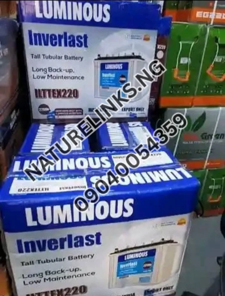 Luminous Solar battery Price in Nigeria Luminous Solar battery Price in Nigeria Nature Solar Global Limited