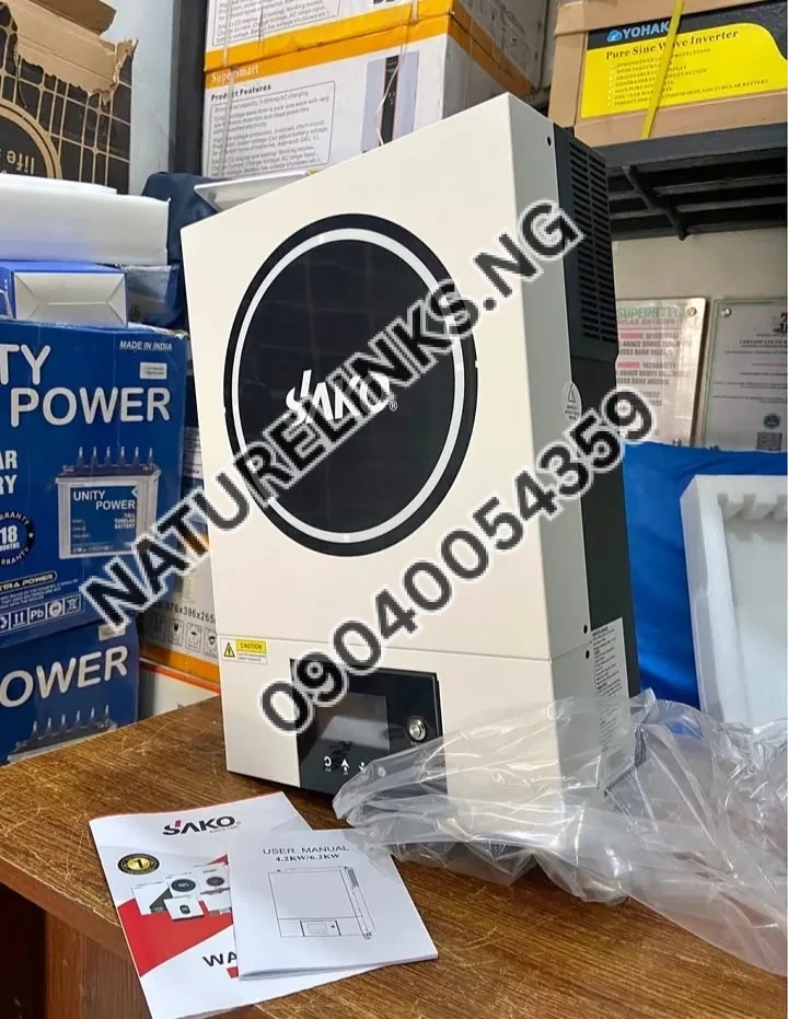 Sako 6.2kva 48V Hybrid Inverter Price in Nigeria Sako 6.2kva 48V Hybrid Inverter Price in Nigeria Nature Solar Global Limited