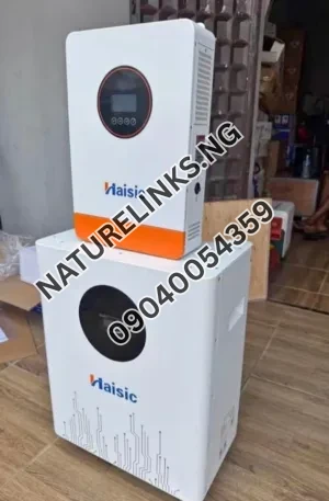 HAISIC 4.2kva 24V inverter and 8kwh 24V Lithium Battery Price in Nigeria Nature Solar Global Limited