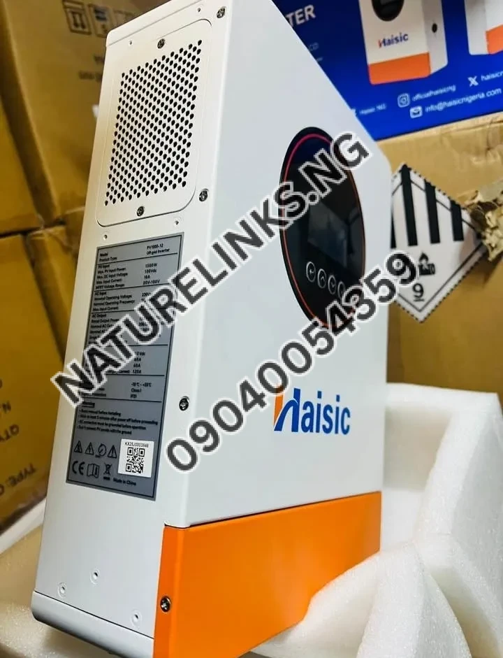 HAISIC 1.5kva 12V Hybrid Inverter Price in Nigeria HAISIC 1.5kva 12V Hybrid Inverter Price in Nigeria Nature Solar Global Limited