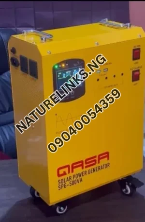 Gasa 500w solar generator . Price in Nigeria Nature Solar Global Limited