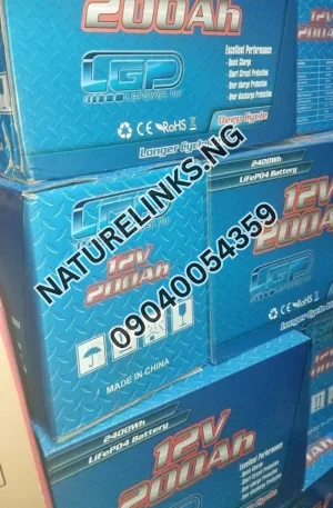 LGP 2.5kwh 12v lithium battery Price in Nigeria Nature Solar Global Limited