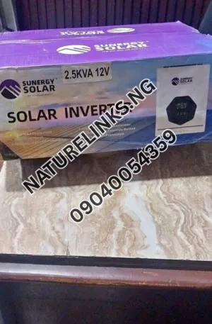 Sunergy 2.5kva 12v inverter Price in Nigeria Nature Solar Global Limited