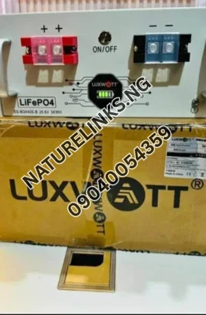 Luxwatt lithium battery 3kwh 24v  Price in Nigeria Nature Solar Global Limited