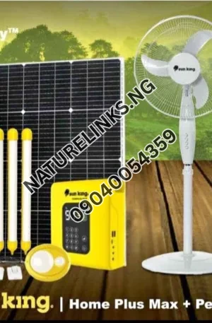 Sunking Home Plus Max and Pedestal Fan Price in Nigeria Nature Solar Global Limited