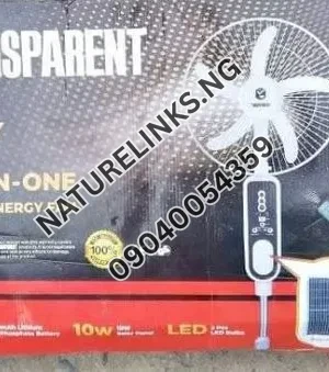 Transparent Standing Fan 16″ Price in Nigeria Nature Solar Global Limited