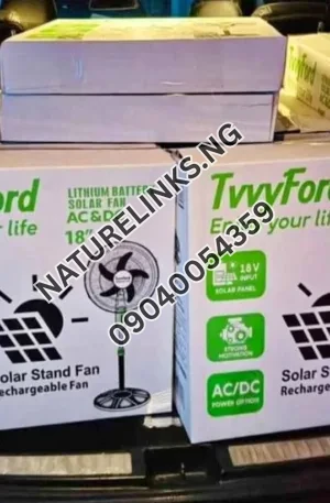 Tvvyford Solar Fan Price in Nigeria Nature Solar Global Limited