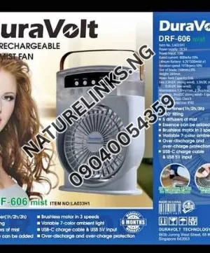 Duravolt 6 Inches Table Solar Fan Price in Nigeria Nature Solar Global Limited